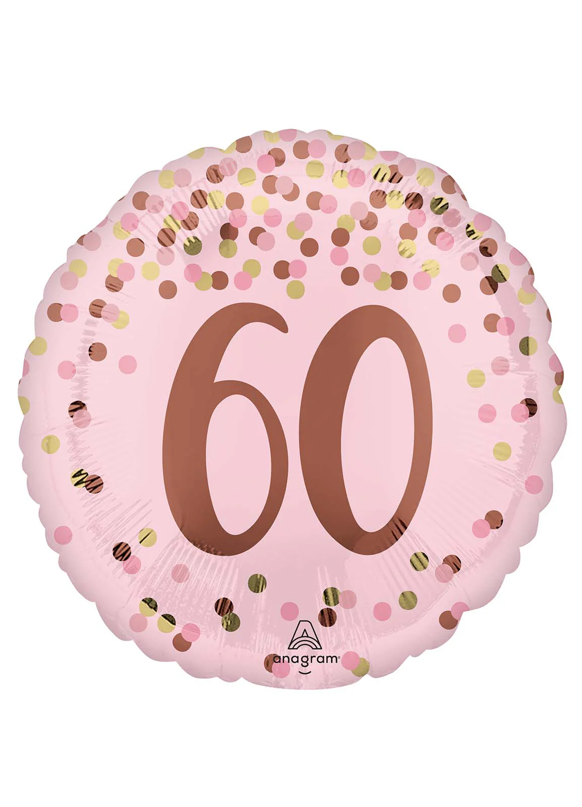Pretty Pink 60th Birthday Foil Balloon