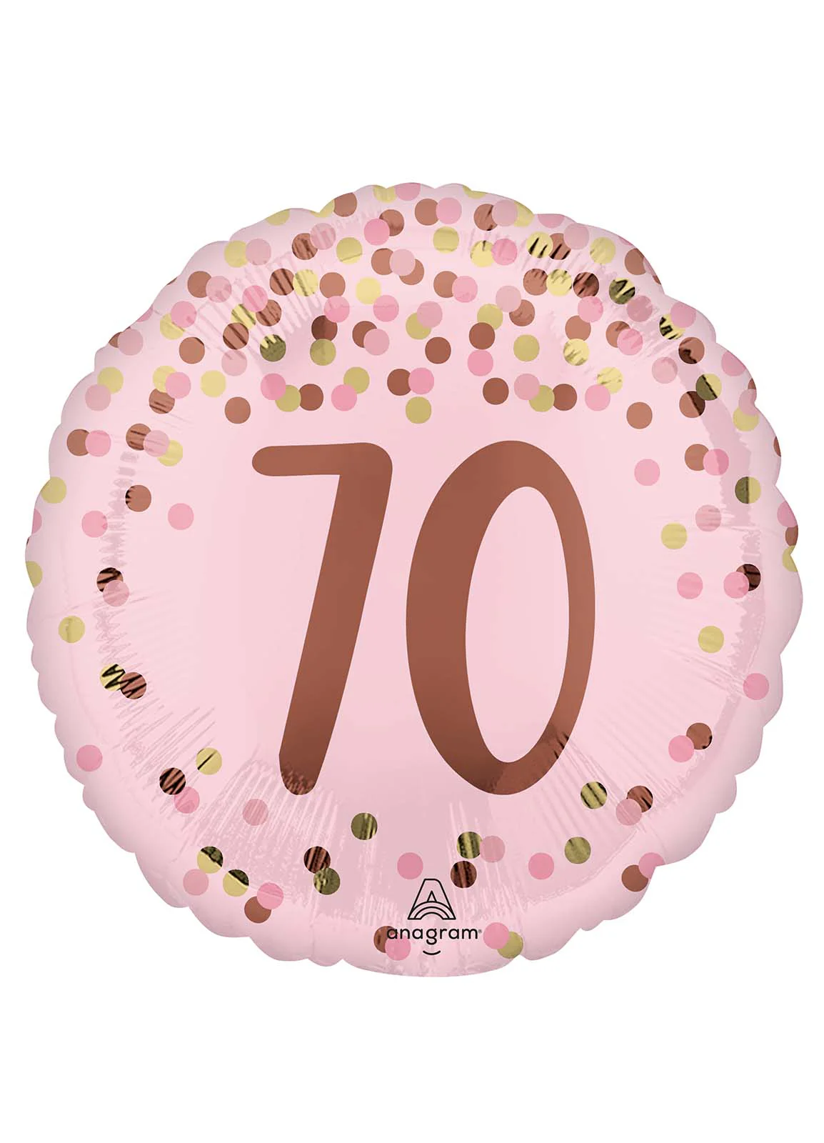 Pretty Pink 70th Birthday Foil Balloon