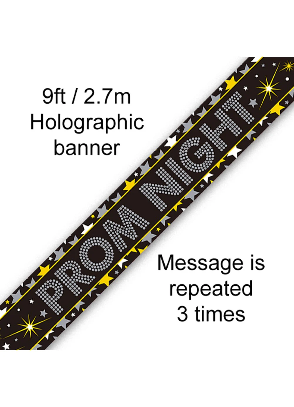 Prom Night Foil Banner