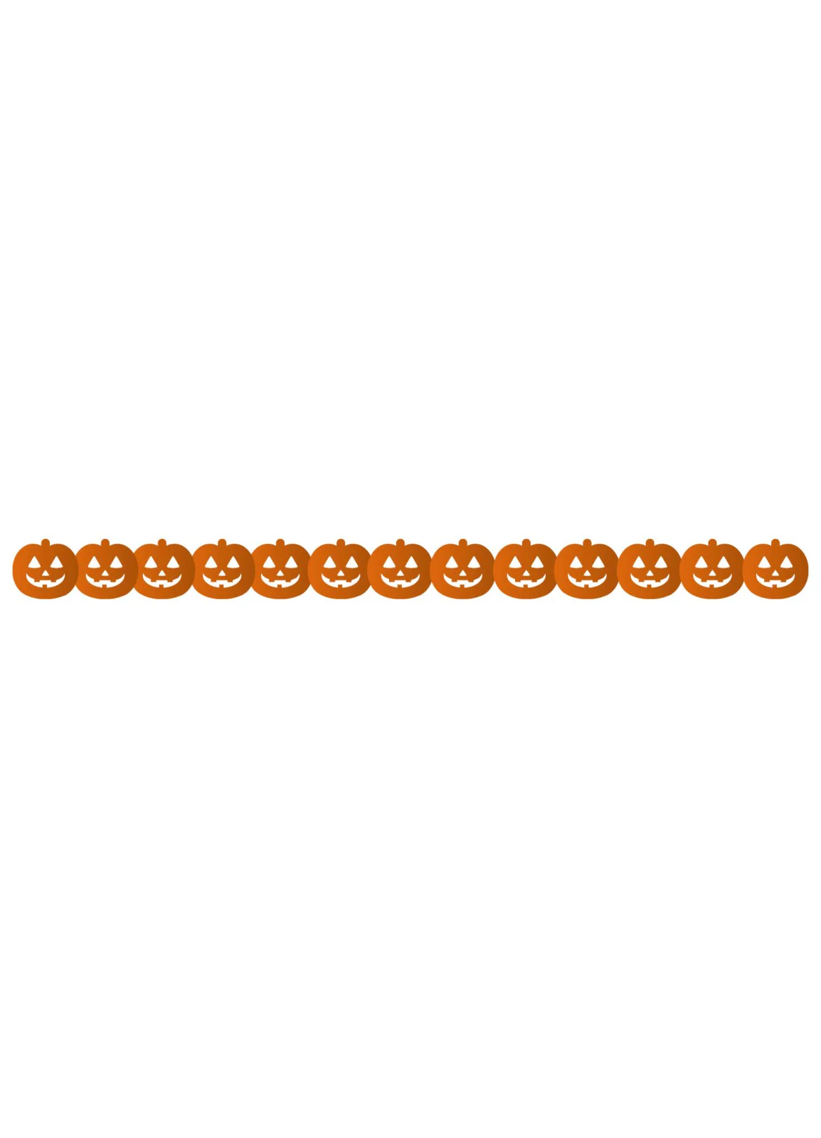 Pumpkin Garland