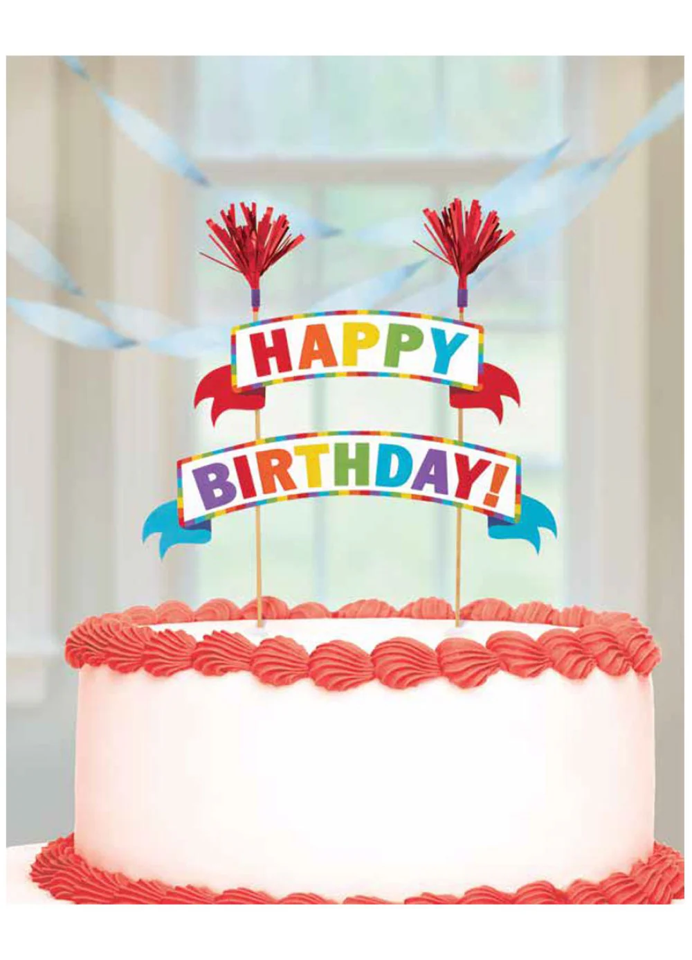 Rainbow Cake Pick Banner