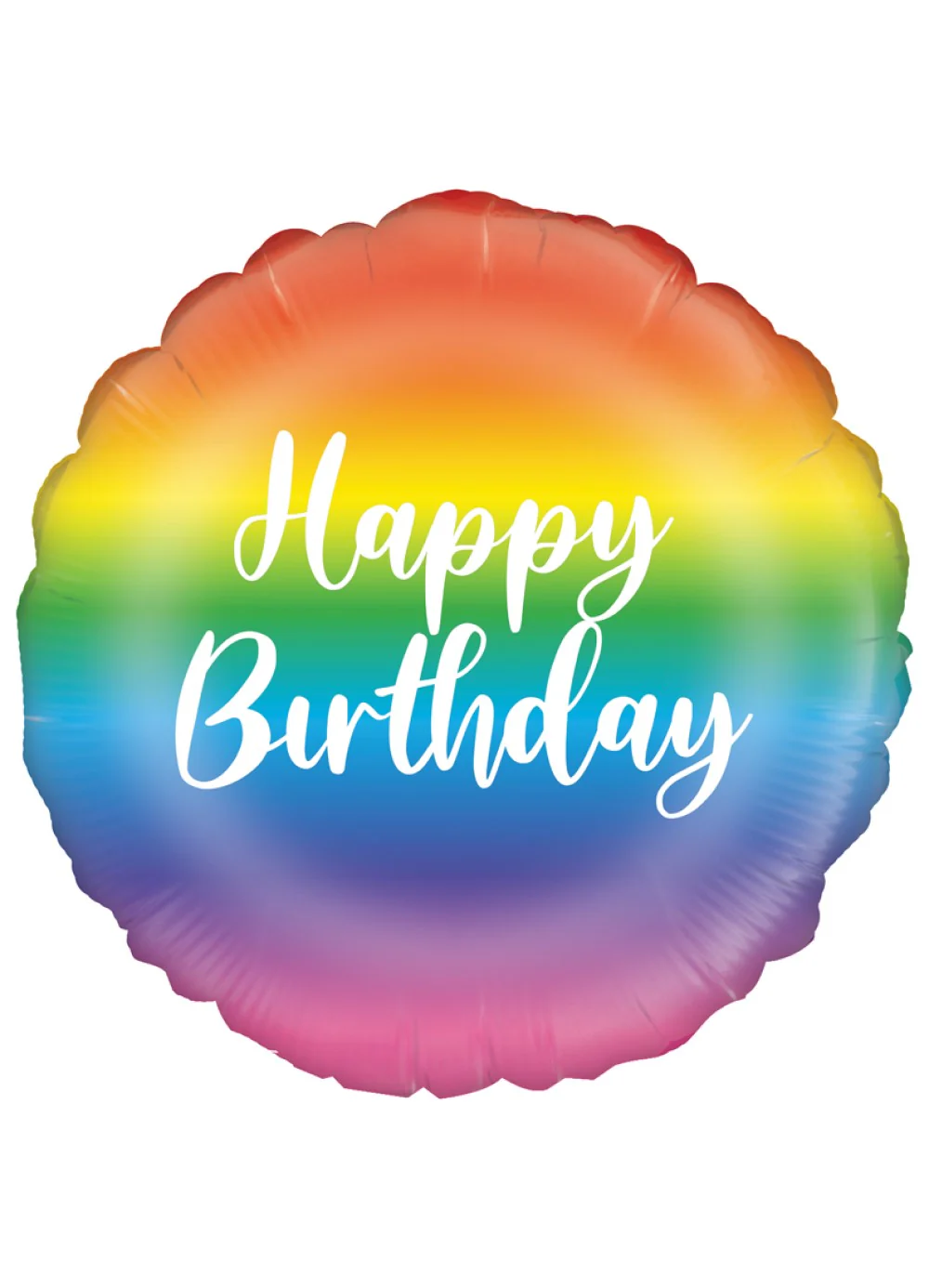 Rainbow Happy Birthday Balloon