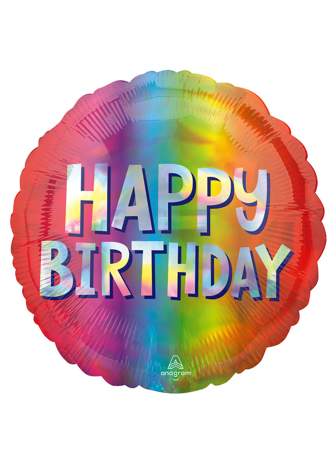 Rainbow Ombre Birthday Foil Balloon