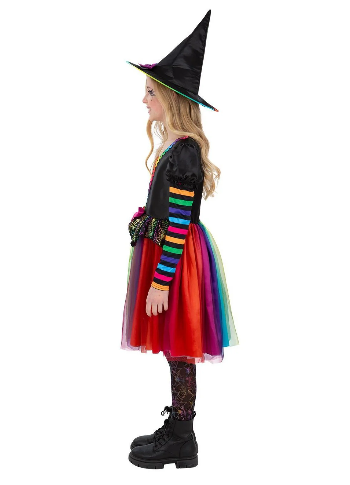 Rainbow Witch Costume Child - Image 3