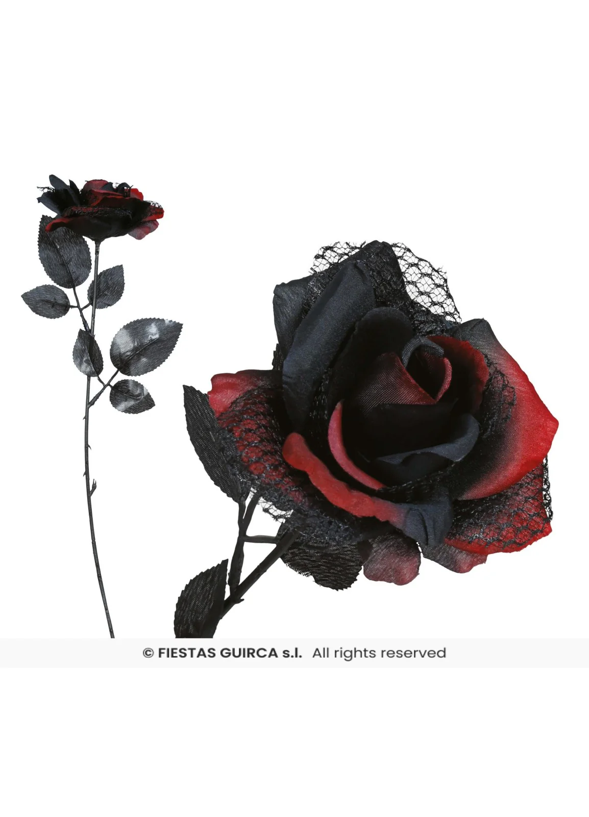 Red & Black Rose