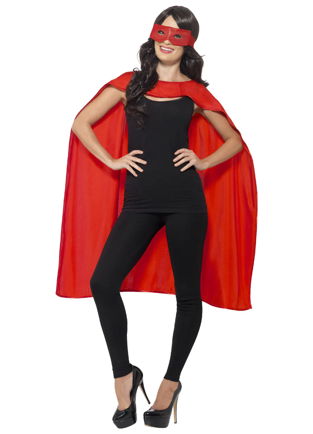 Red Cape & Eyemask - Image 2