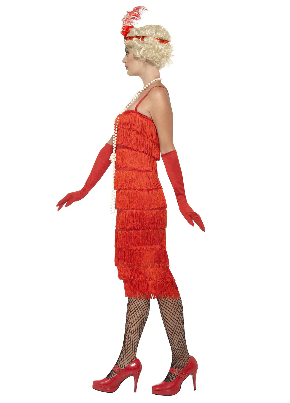 Red Flapper Costume Adult - Image 2