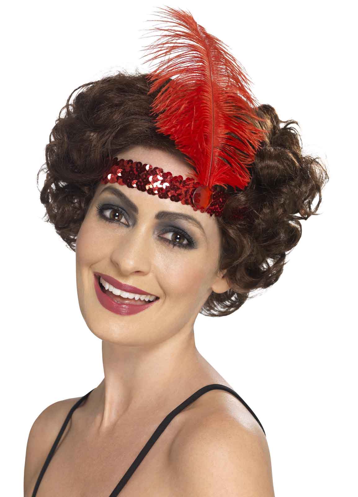 Red Flapper Headband