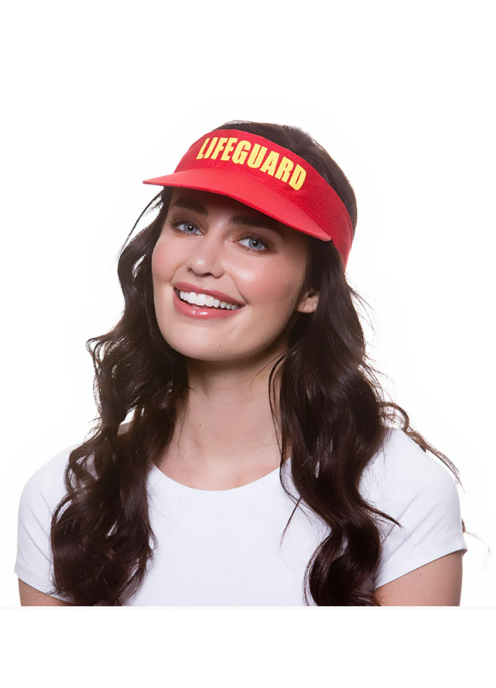 Red Lifeguard Visor - Image 2