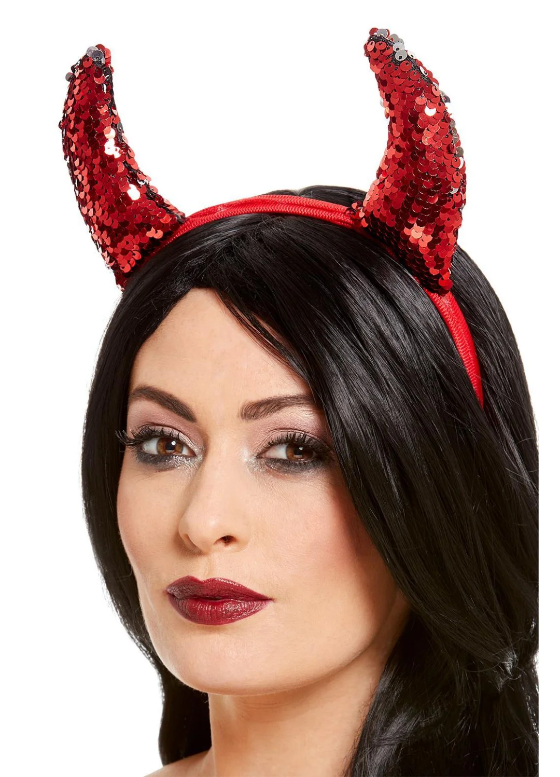 Reversible Sequin Devil Horns
