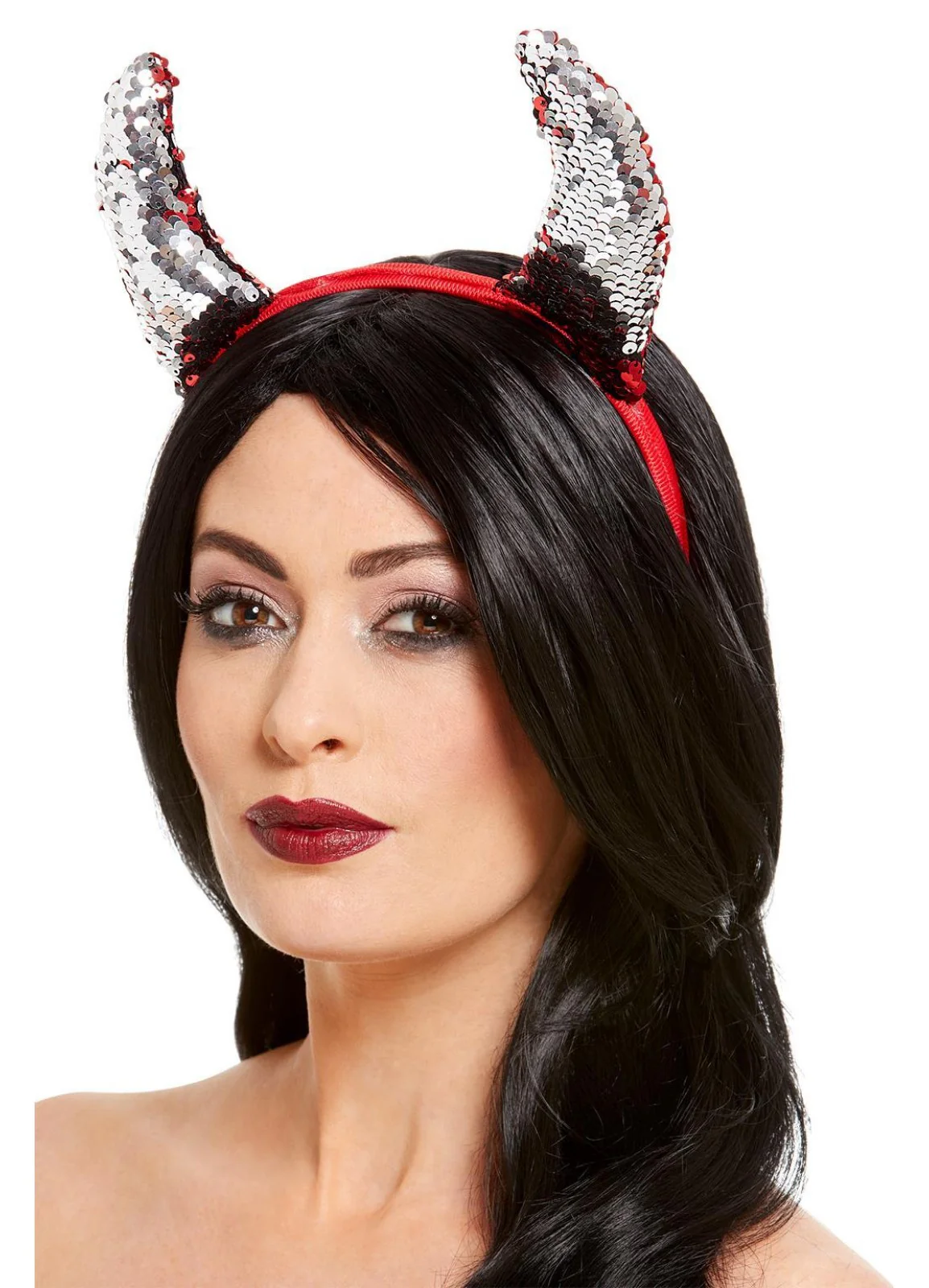 Reversible Sequin Devil Horns - Image 2