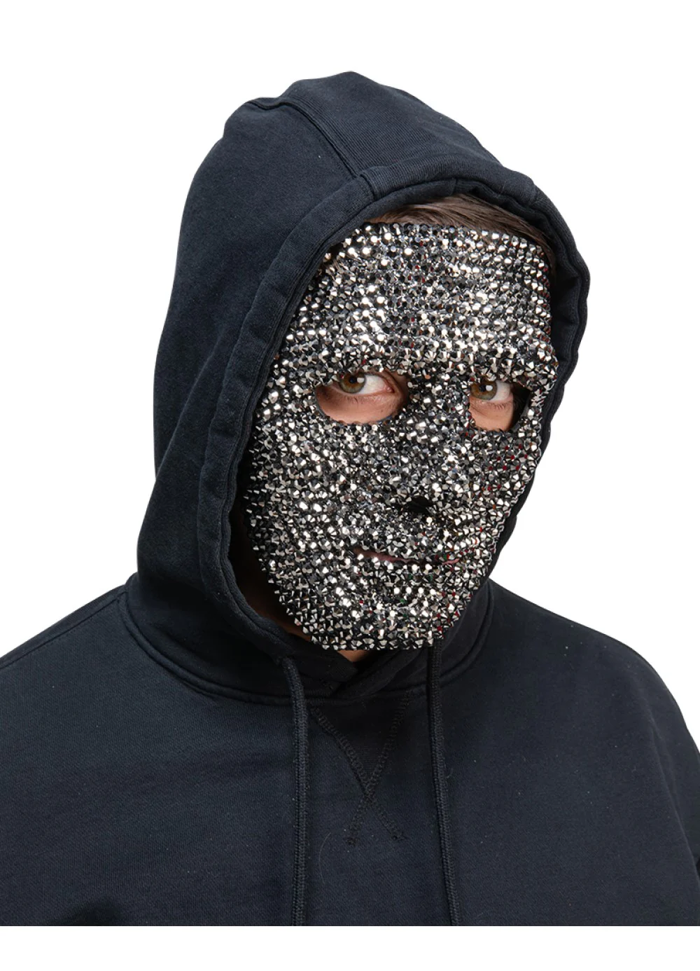 Rhinestone Robot Mask
