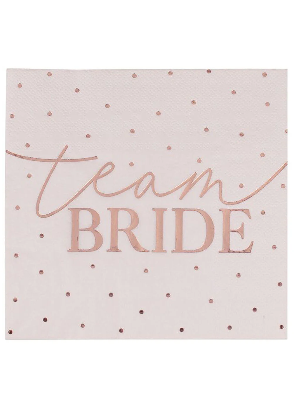 Rose Gold Hen Party Napkins 16pk - Image 2
