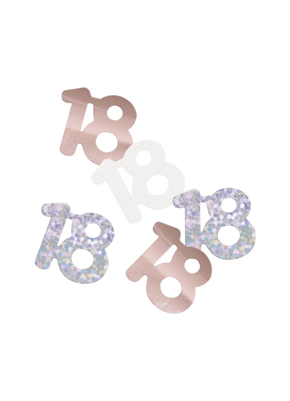 Rose Gold Glitz Age 18 Confetti