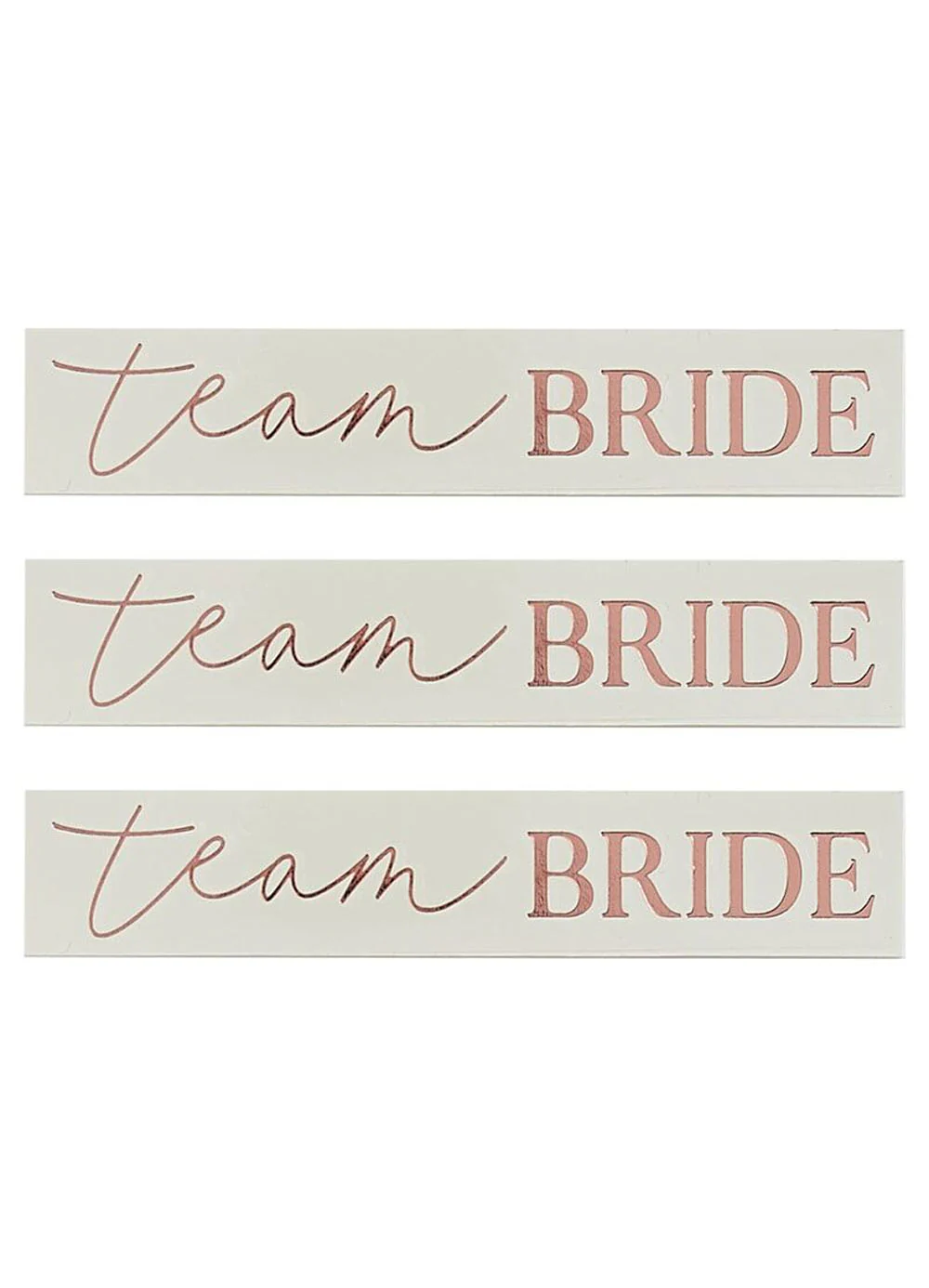 Rose Gold Hen Party Tattoos 16pk - Image 2
