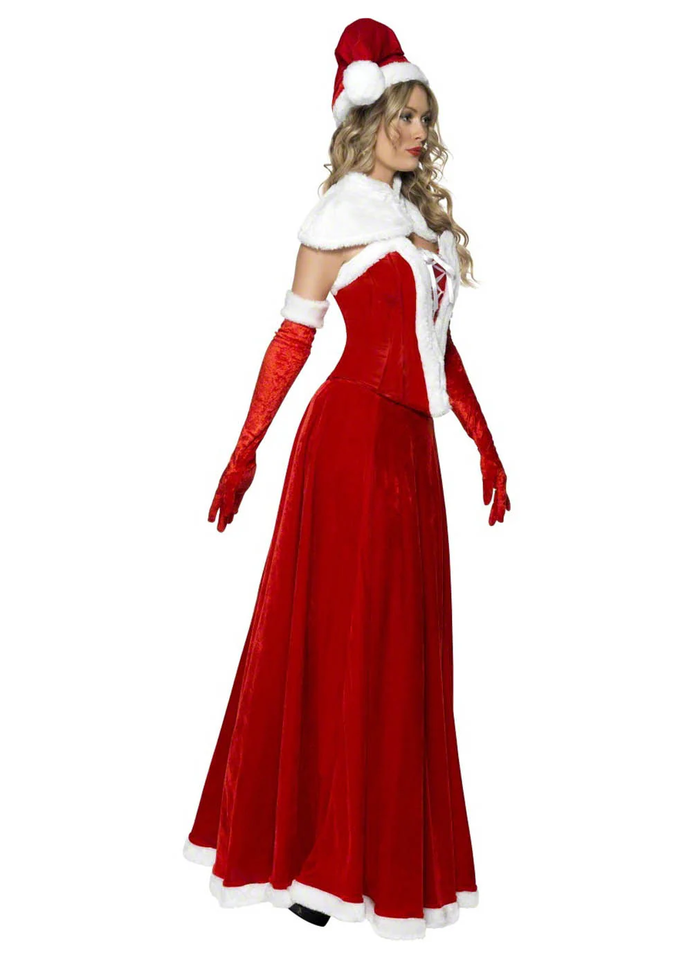Santa Lady Costume Adult - Image 2