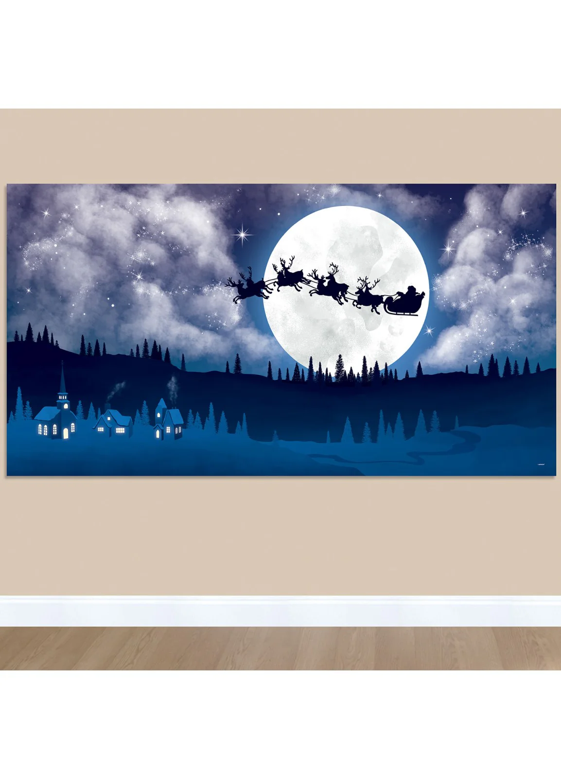 Santa Sleigh Scene Setter