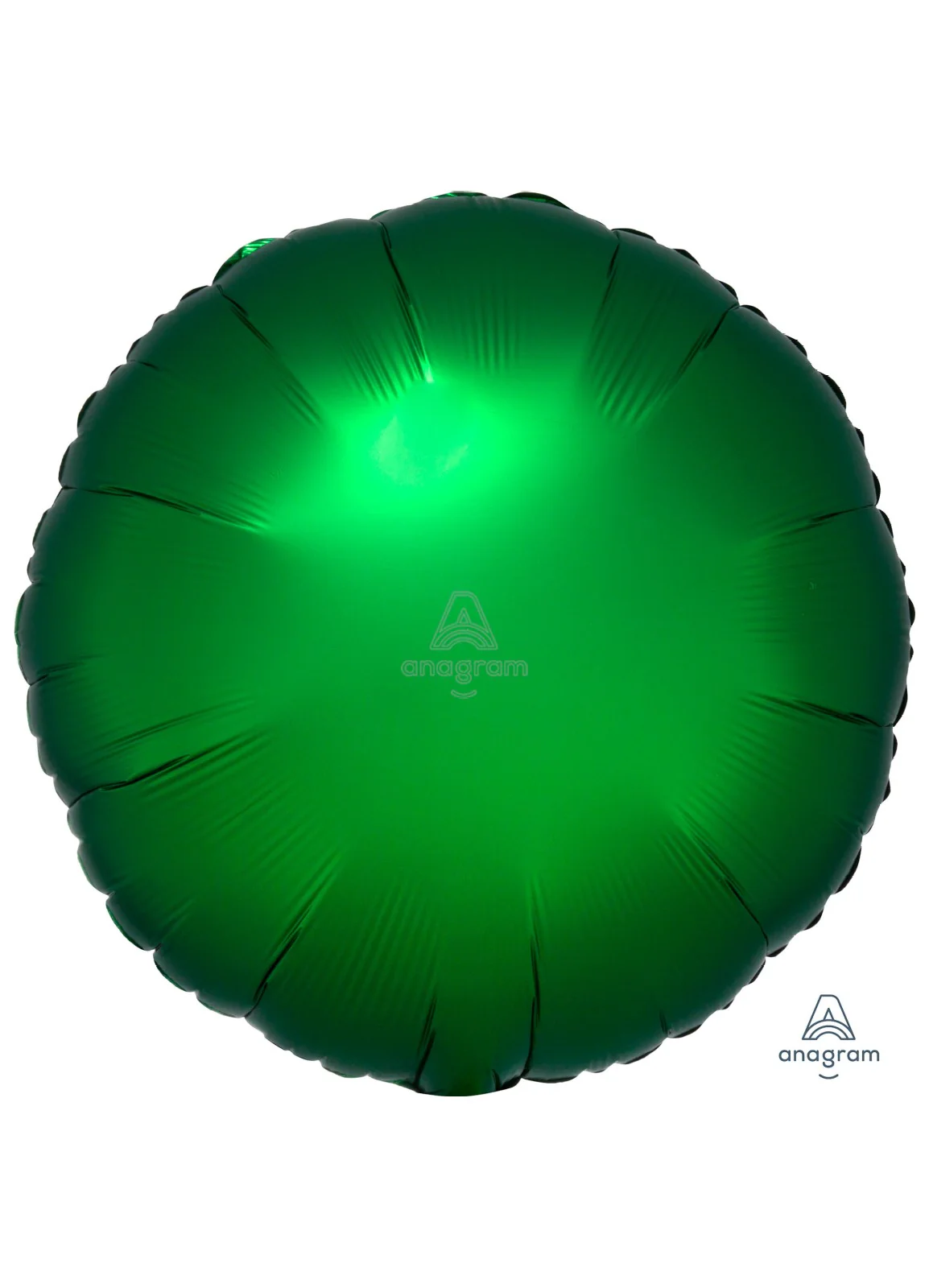 Satin Emerald Green Circle Balloon