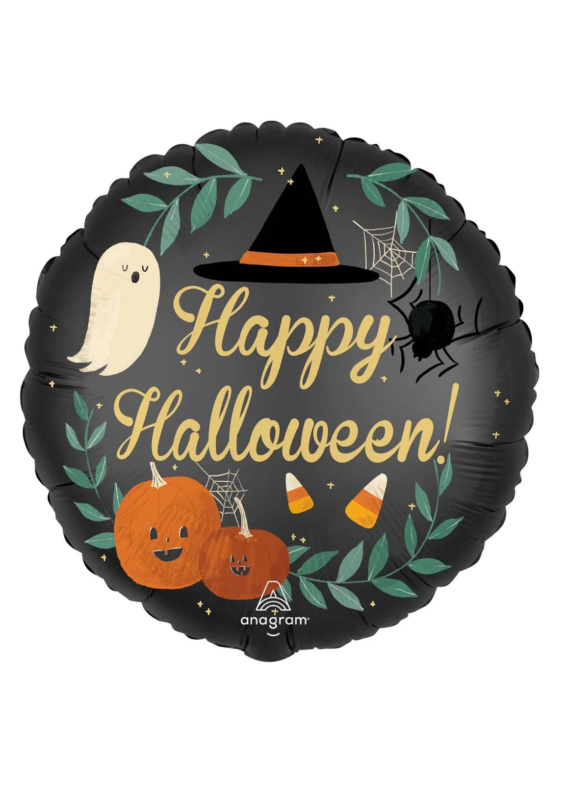 Satin Happy Halloween Foil Balloon