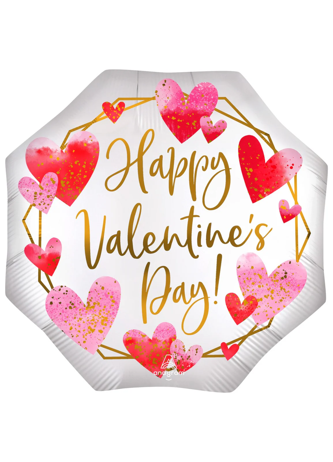 Satin Happy Valentine's SuperShape Balloon