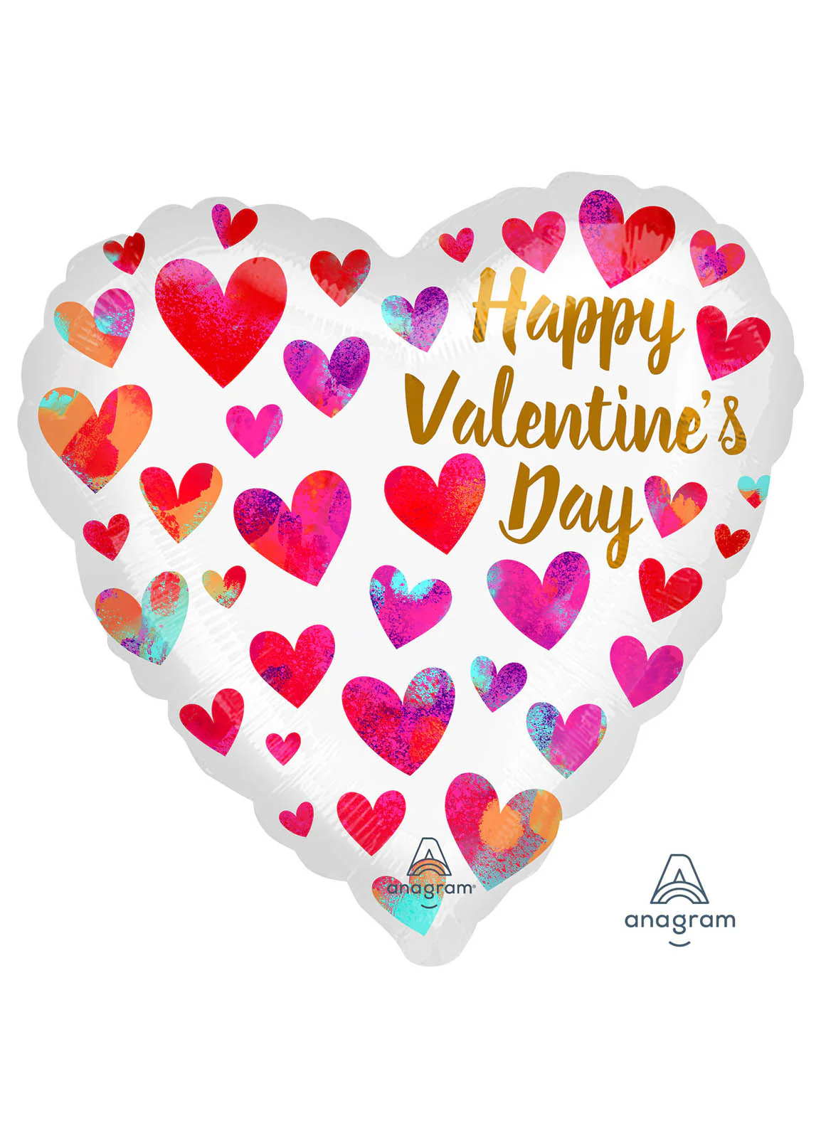 Hearts Valentine's Day Foil Balloon