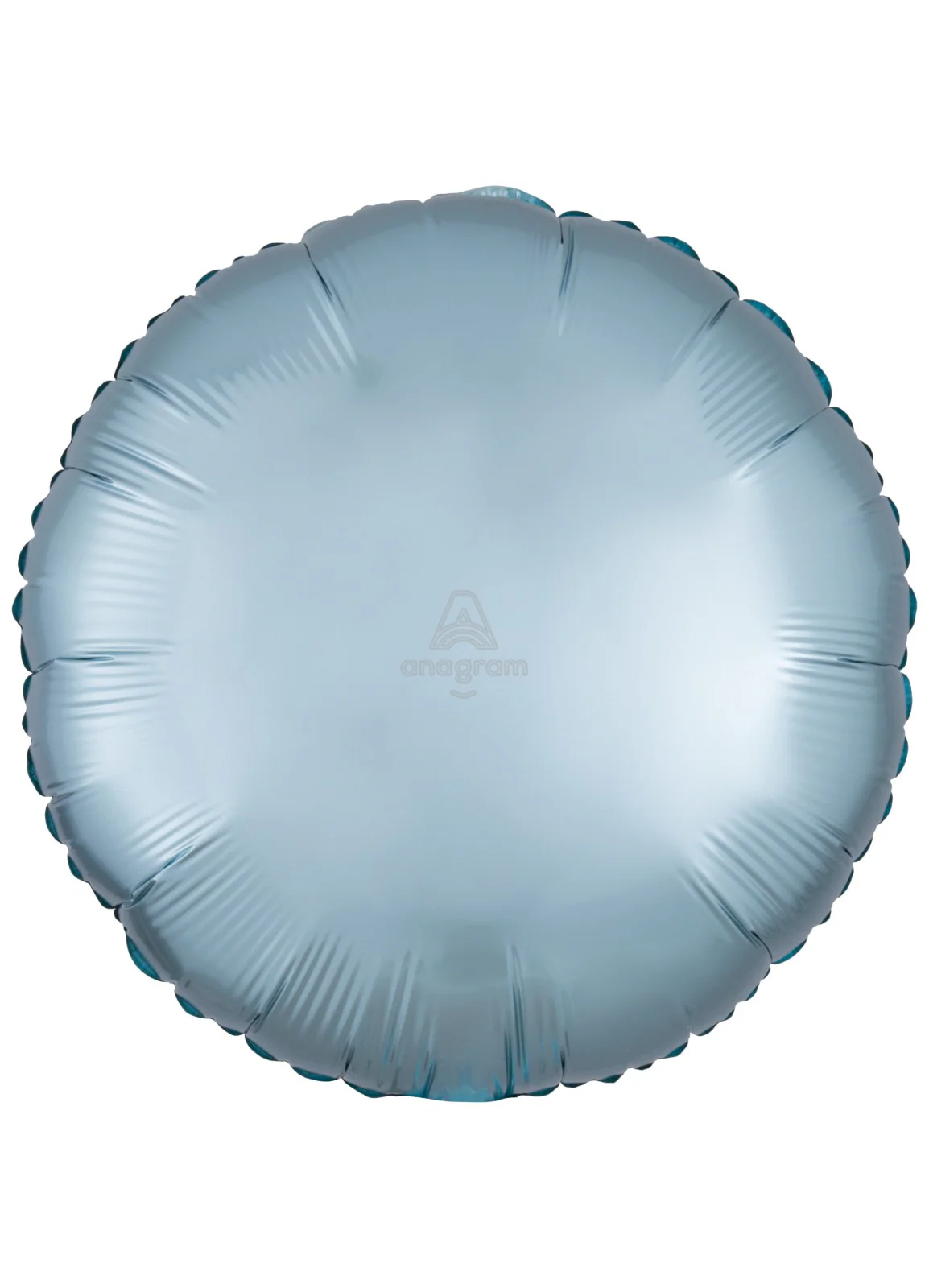 Satin Pastel Blue Round Balloon