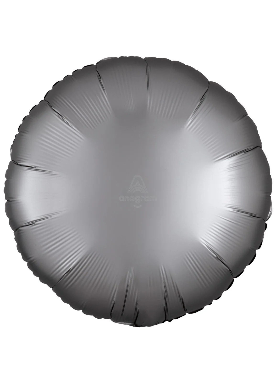 Satin Platinum Silver Heart Balloon
