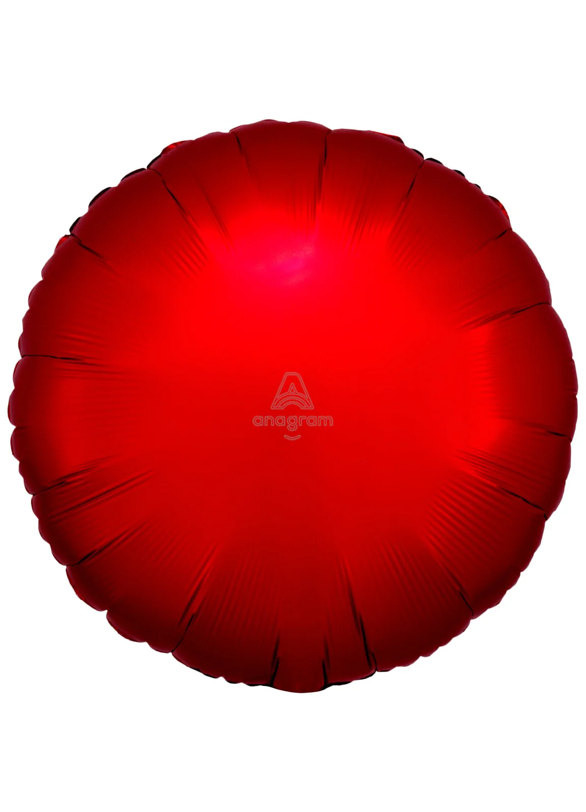 Satin Sangria Red Circle Balloon