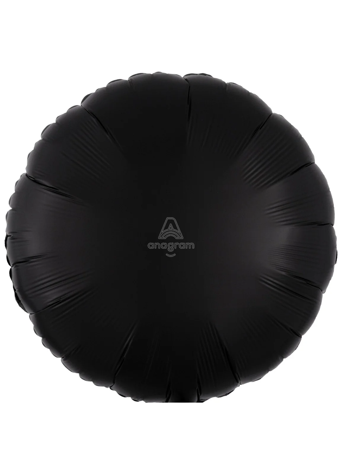 Satin Black Round Balloon