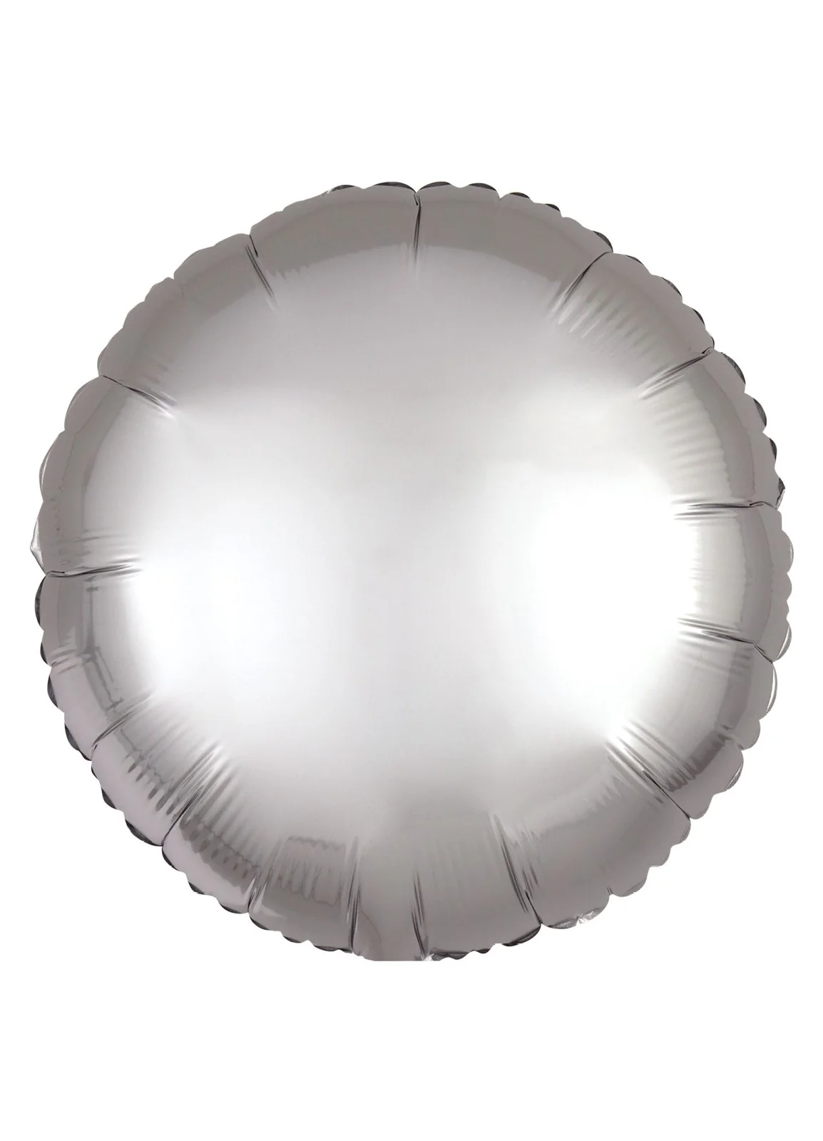 Silk Lustre Silver Round Balloon