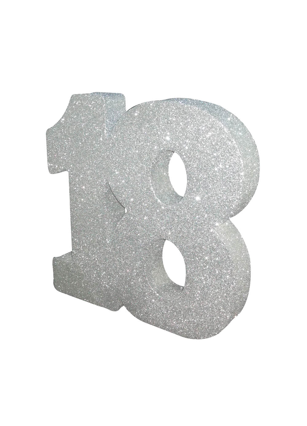 Silver Age 18 Glitter Table Decoration