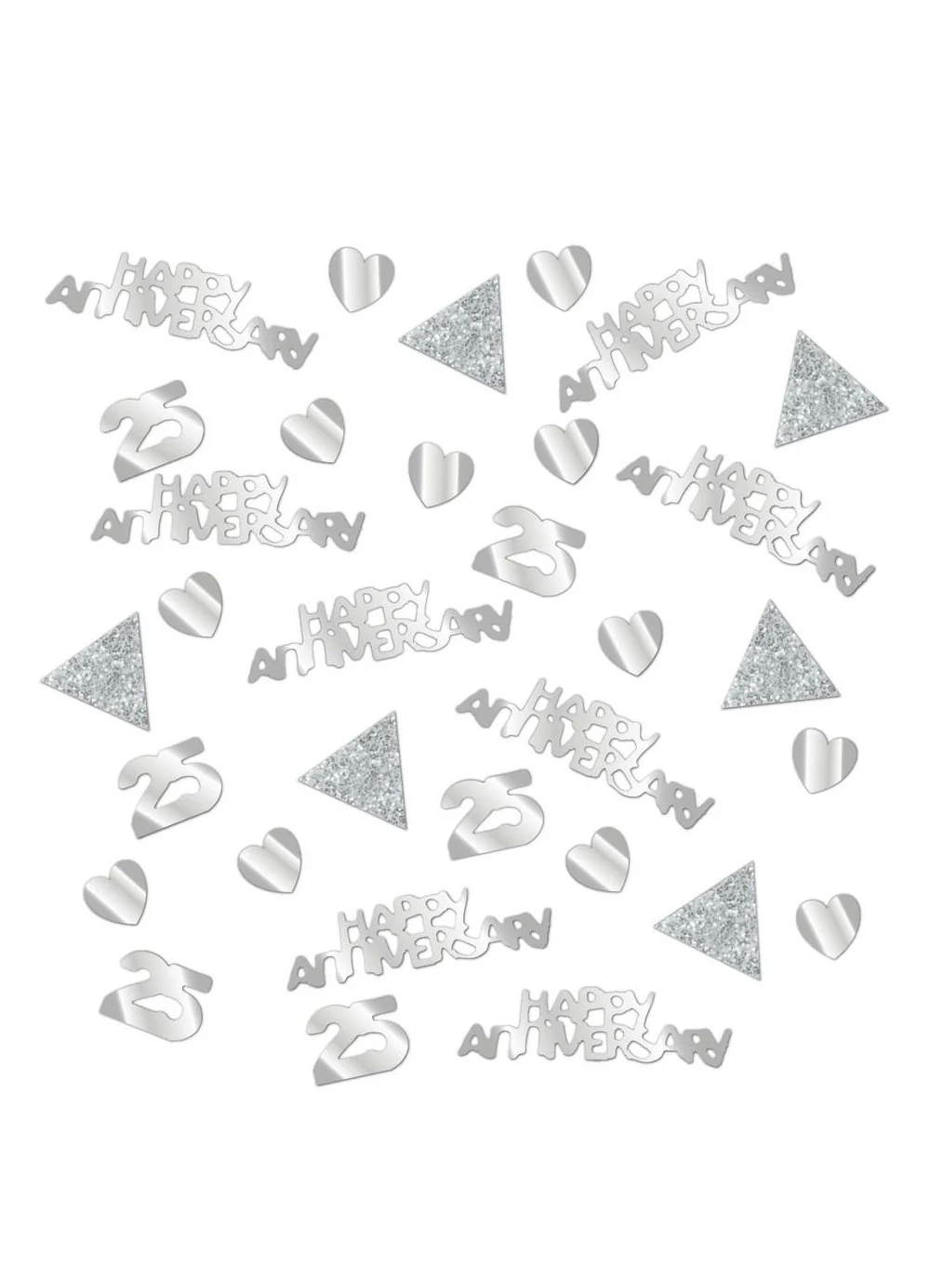 Silver Anniversary Confetti