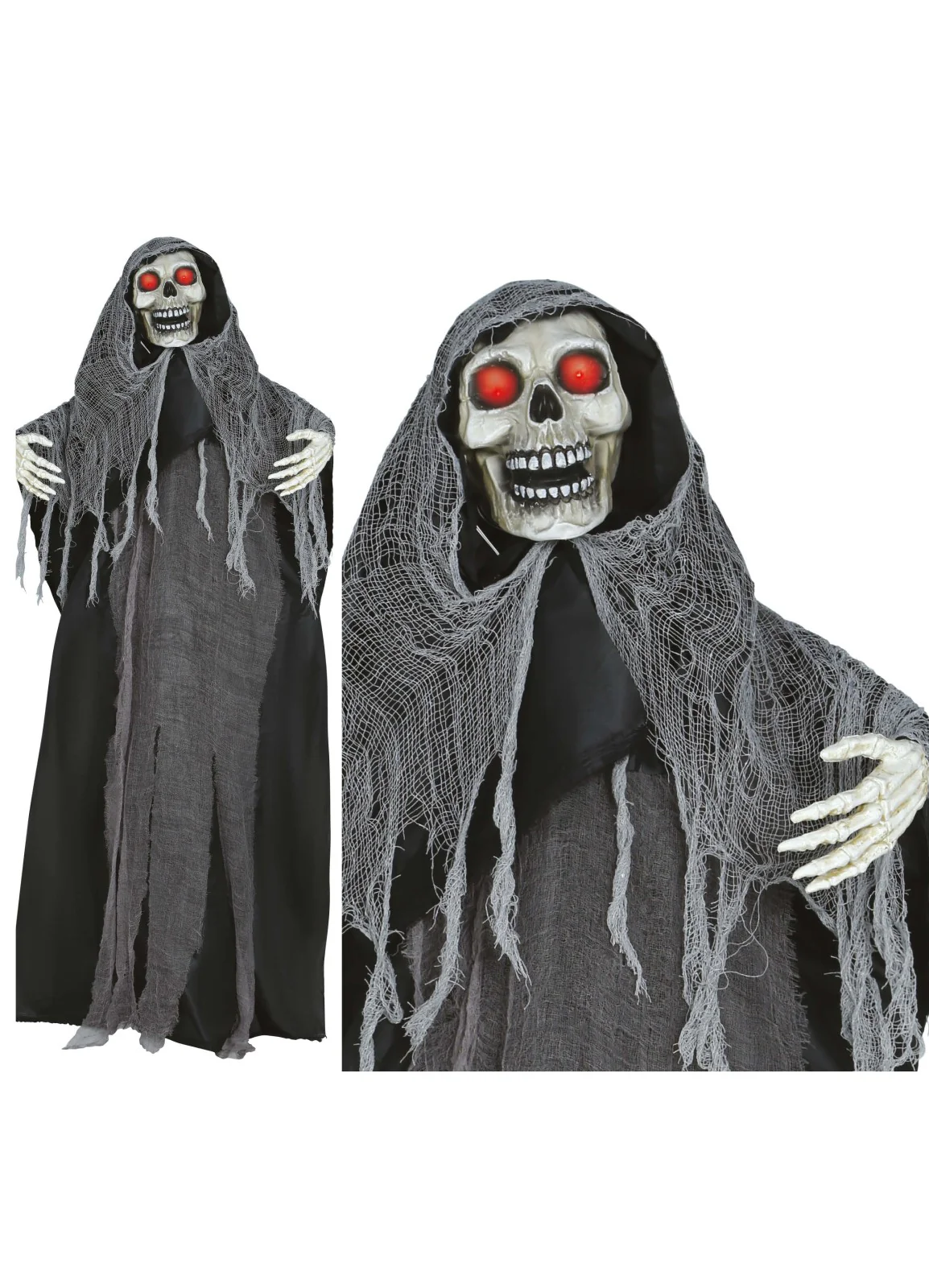 Skeleton Decoration with Movement, Light & Sound