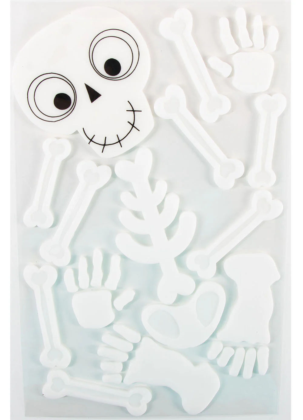Skeleton Gel Clings Window Decoration