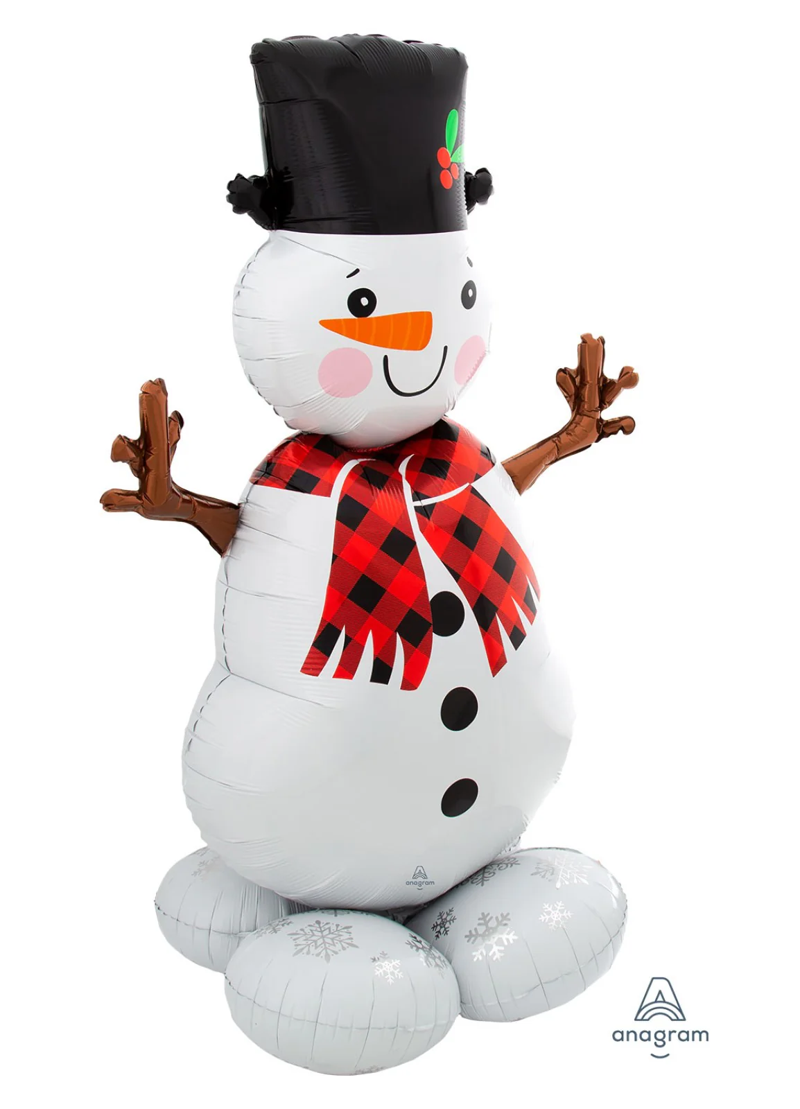 Snowman Airloonz Balloon - Image 3