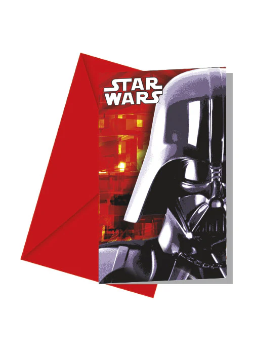 Star Wars Invitations 6pk