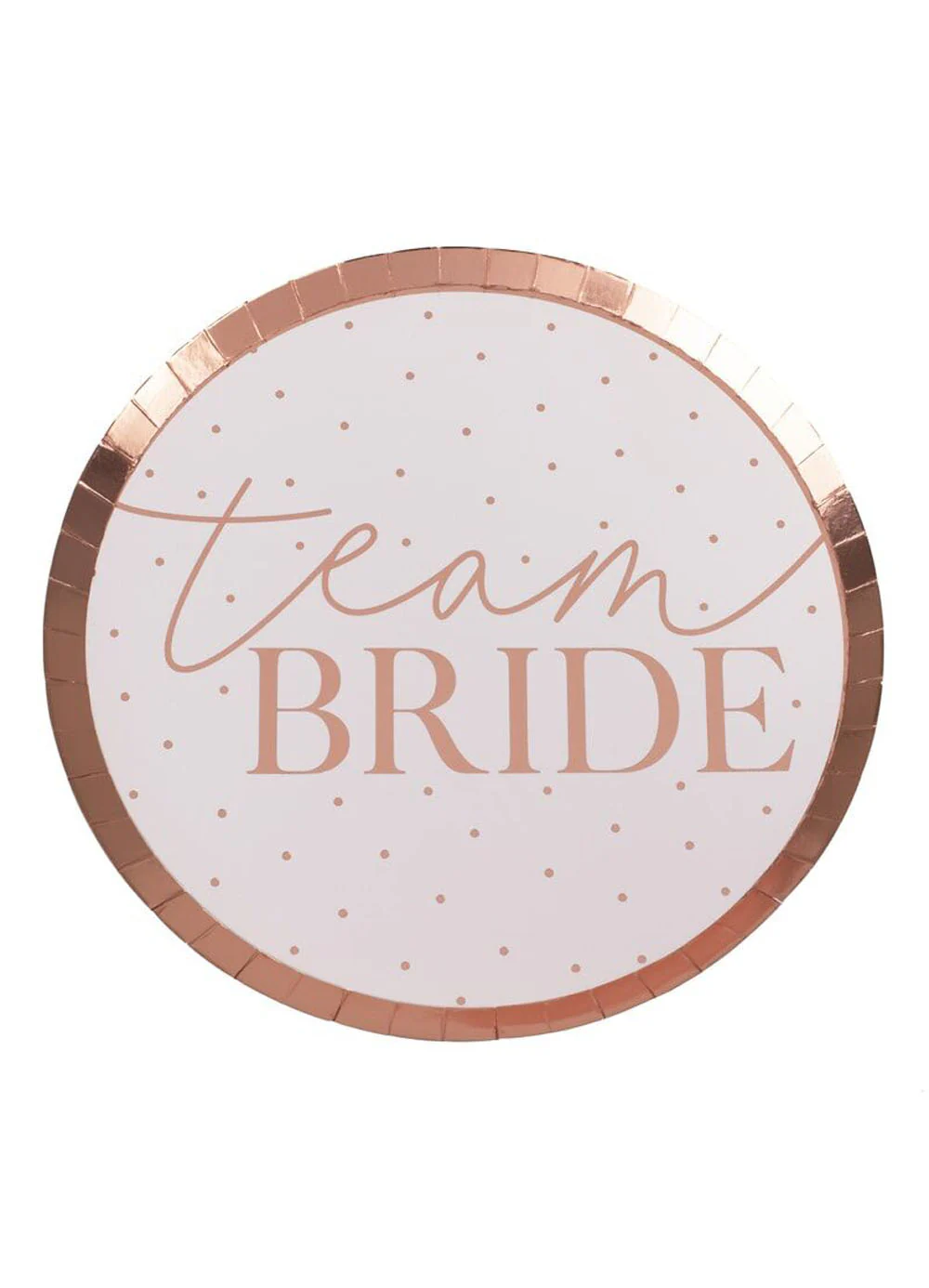 Team Bride Party Plates 8pk - Image 2