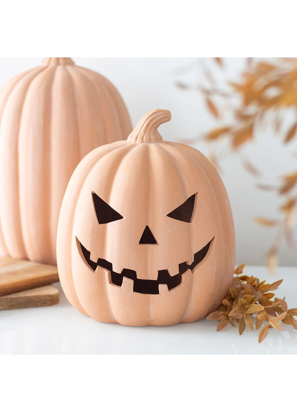 22cm Terracotta Pumpkin Ornament