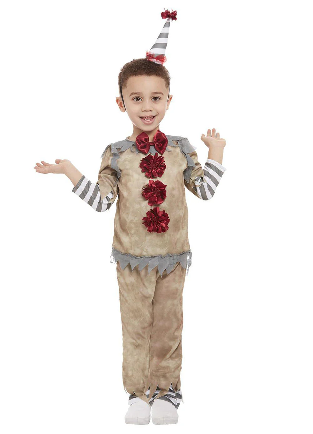 Toddler Vintage Clown Costume - Image 2