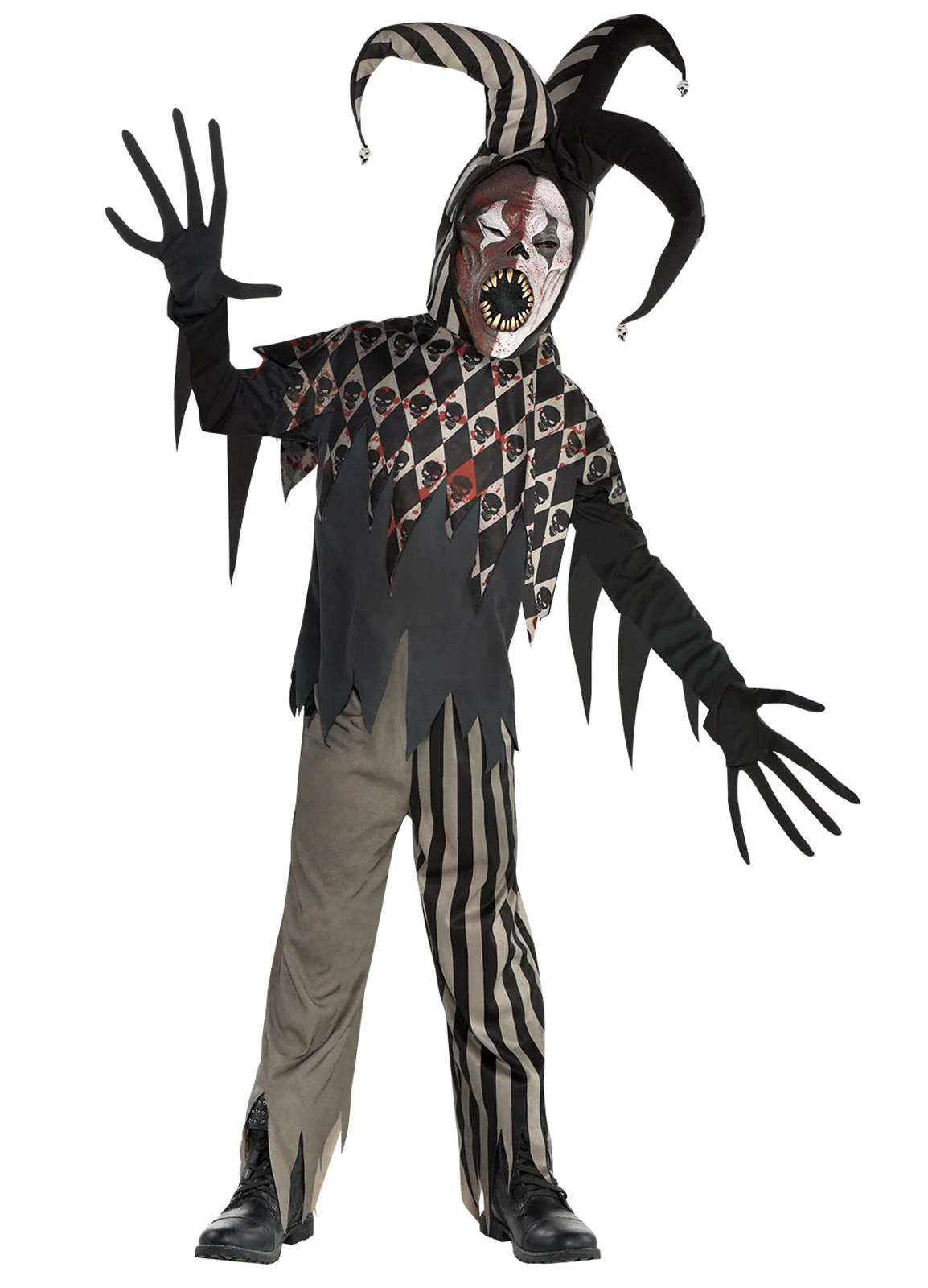 Twisted Jester Costume Child