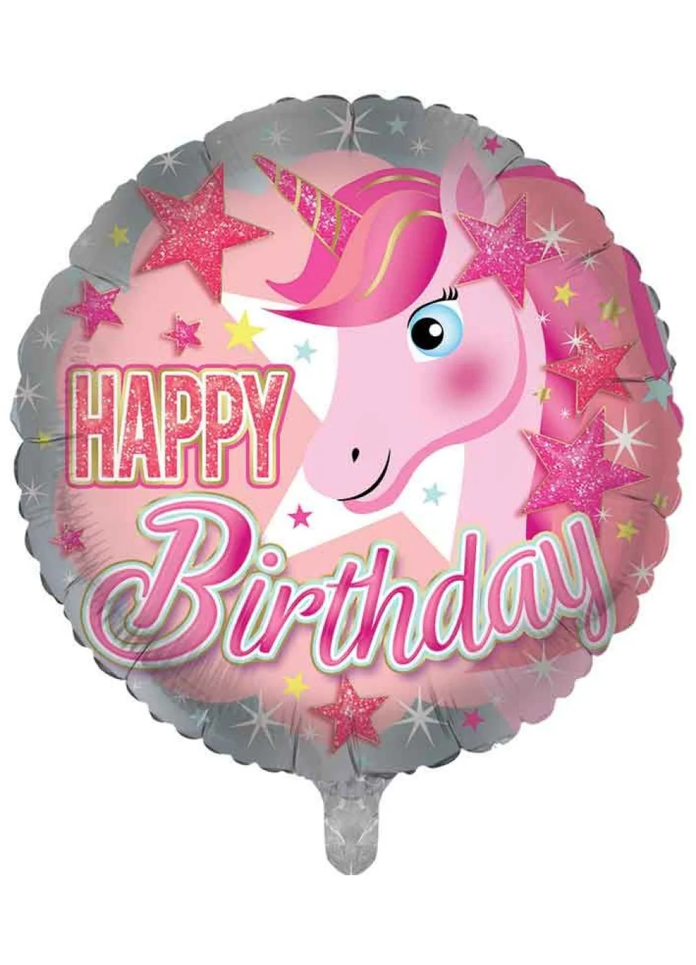 Unicorn Birthday Foil Balloon - Image 2