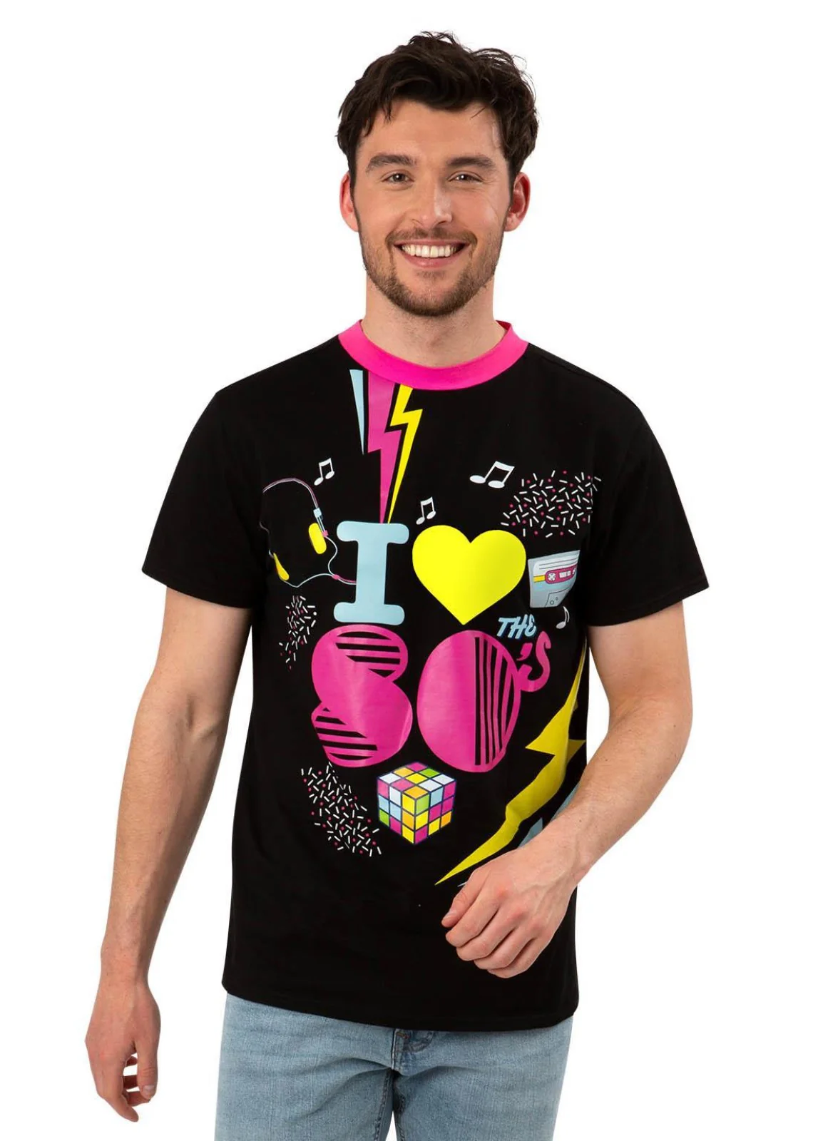 Unisex 80's Printed T-Shirt