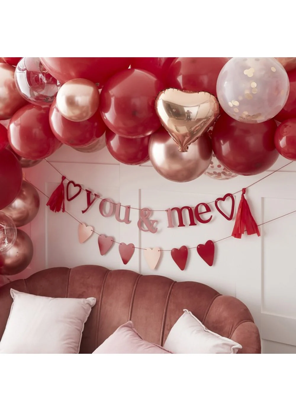 Valentine's You & Me Bunting - Image 2