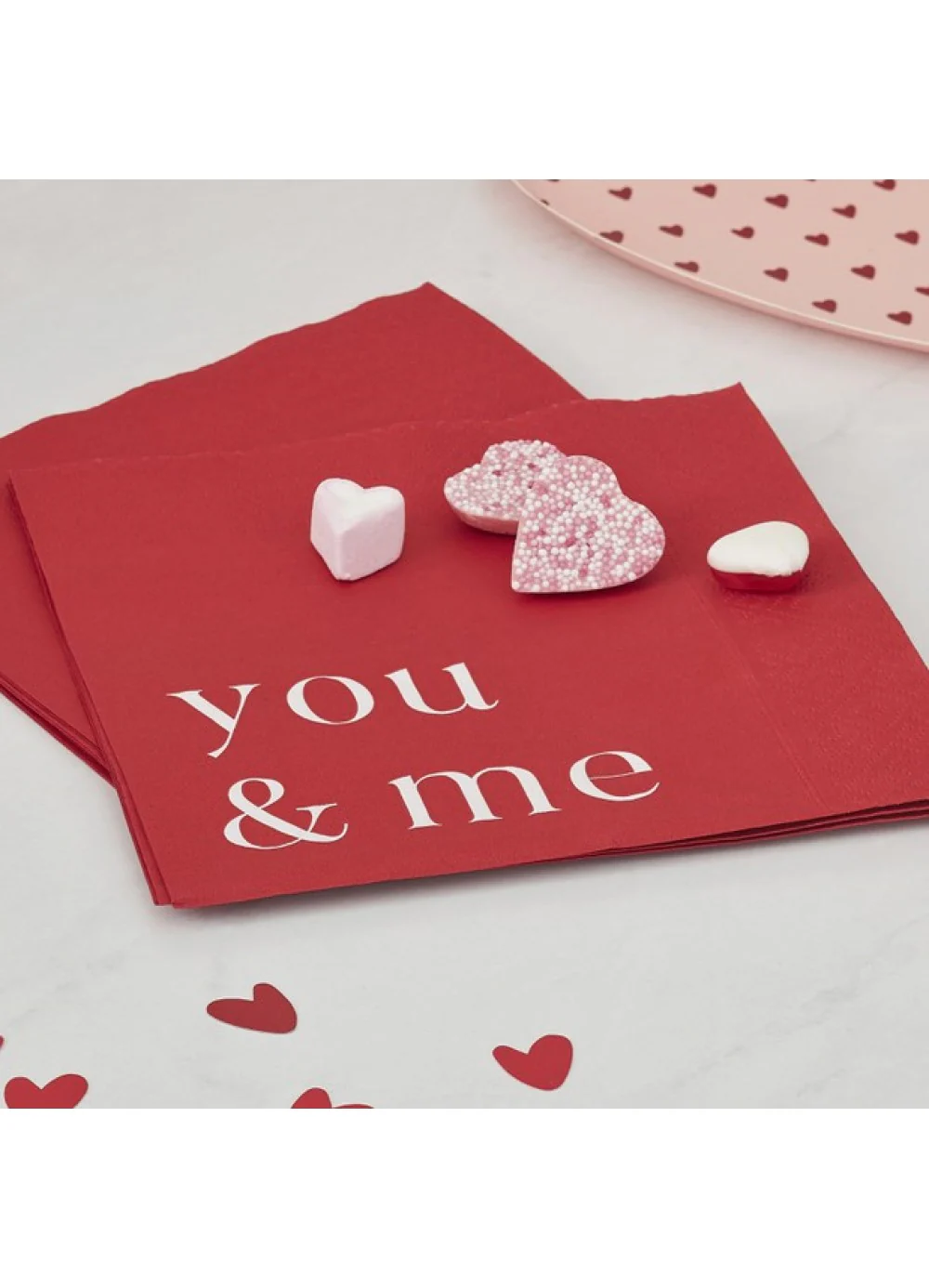 Valentine's You & Me Napkins 16pk - Image 2