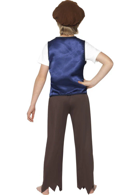 Victorian Peasant Waistcoat & Hat Child - Image 3