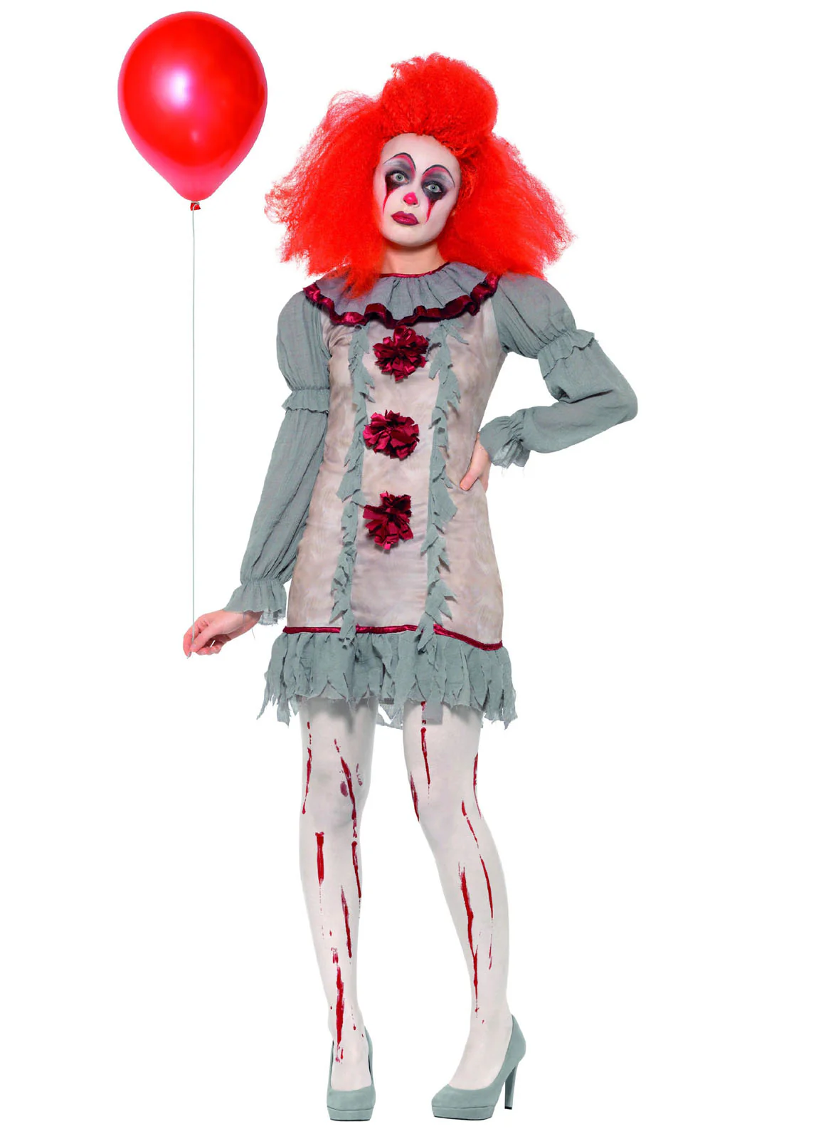 Vintage Clown Lady Costume Adult