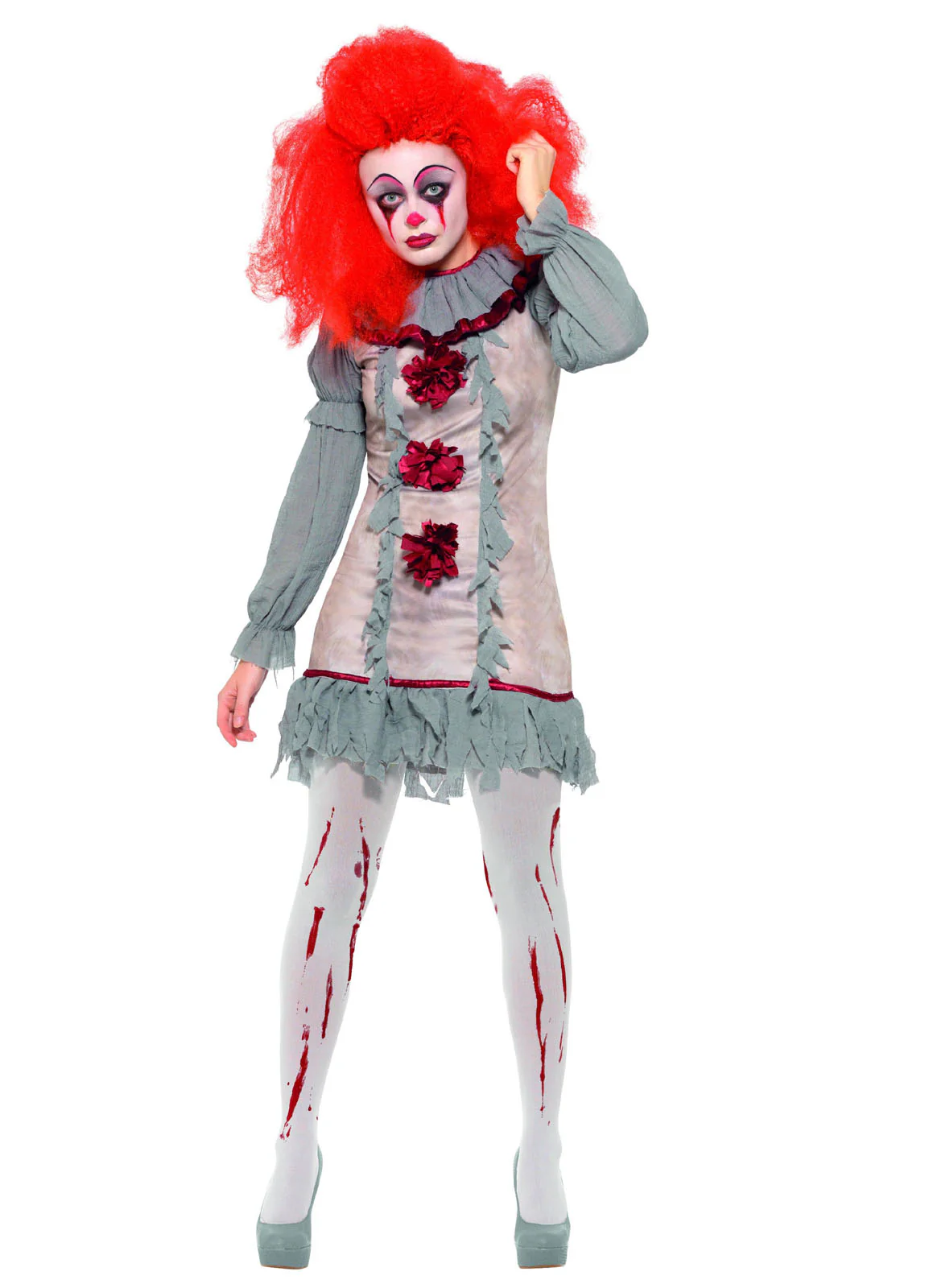 Vintage Clown Lady Costume Adult - Image 2