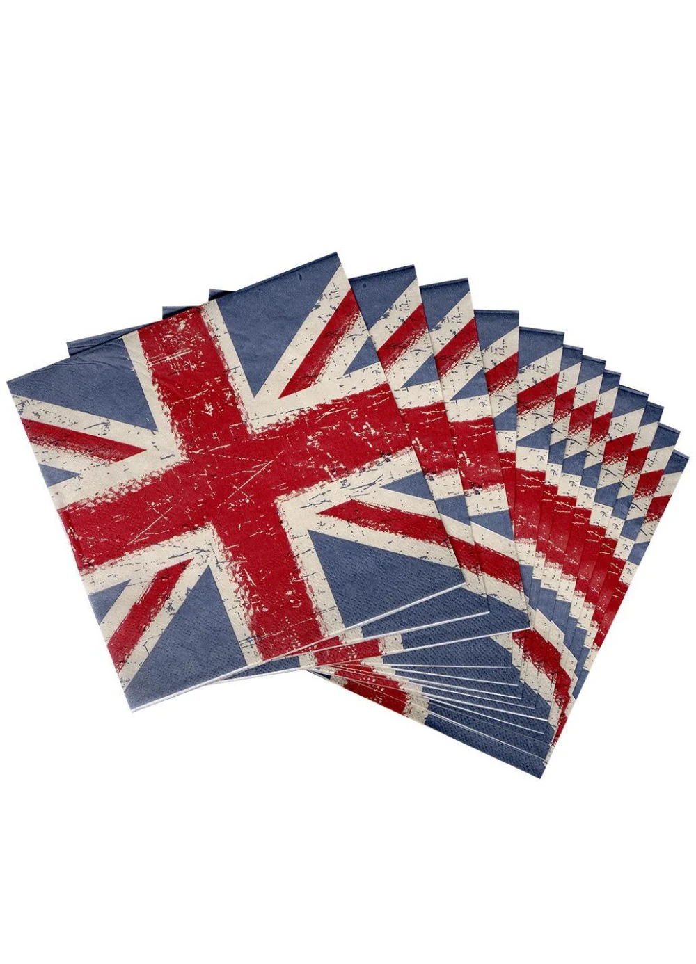 Vintage Union Jack Napkins 16pk