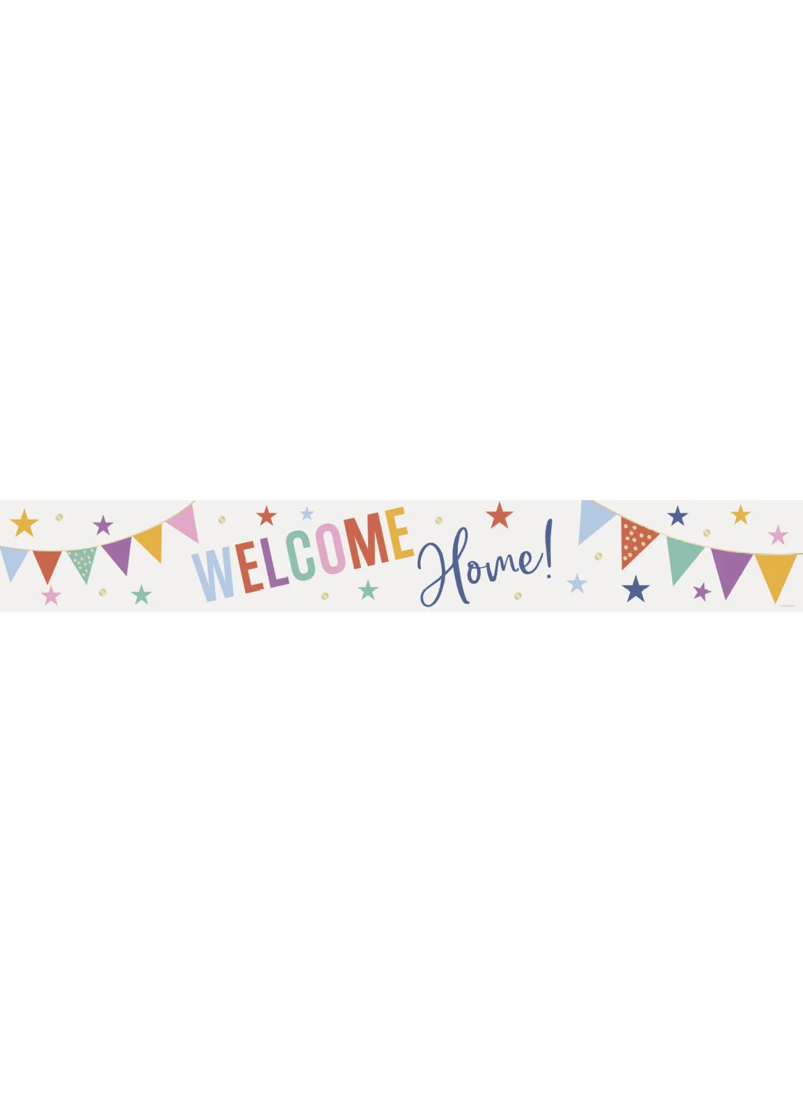 Welcome Home Foil Banner