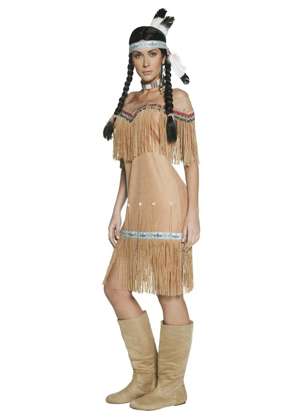 Western Indian Lady Costume Adult - Image 2